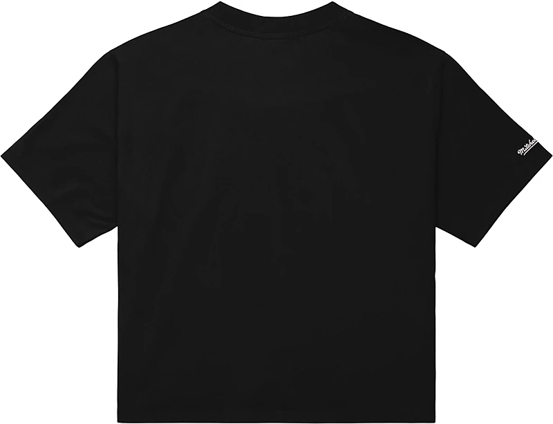 Mitchell & Ness Women's University of Texas Cropped Boxy Graphic T-shirt