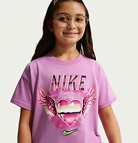 Nike Girls' Sportswear Boy Mystical Graphic T-shirt