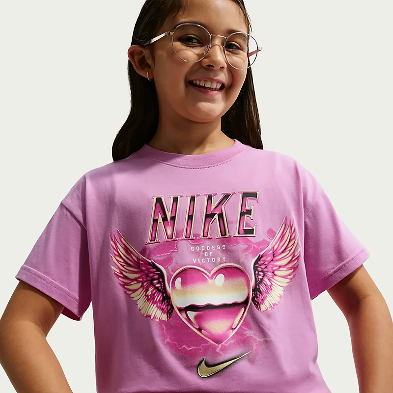 Nike Girls' Sportswear Boy Mystical Graphic T-shirt