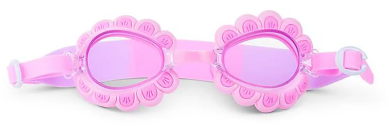 Aqua2ude Kids' Pink Flower Swim Goggles