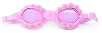 Aqua2ude Kids' Pink Flower Swim Goggles