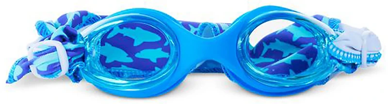 Aqua2ude Kids' Fabric Strap Shark Swim Goggles