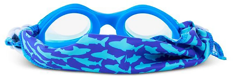 Aqua2ude Kids' Fabric Strap Shark Swim Goggles