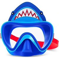 Aqua2ude Kids' Shark Mask Swim Goggles