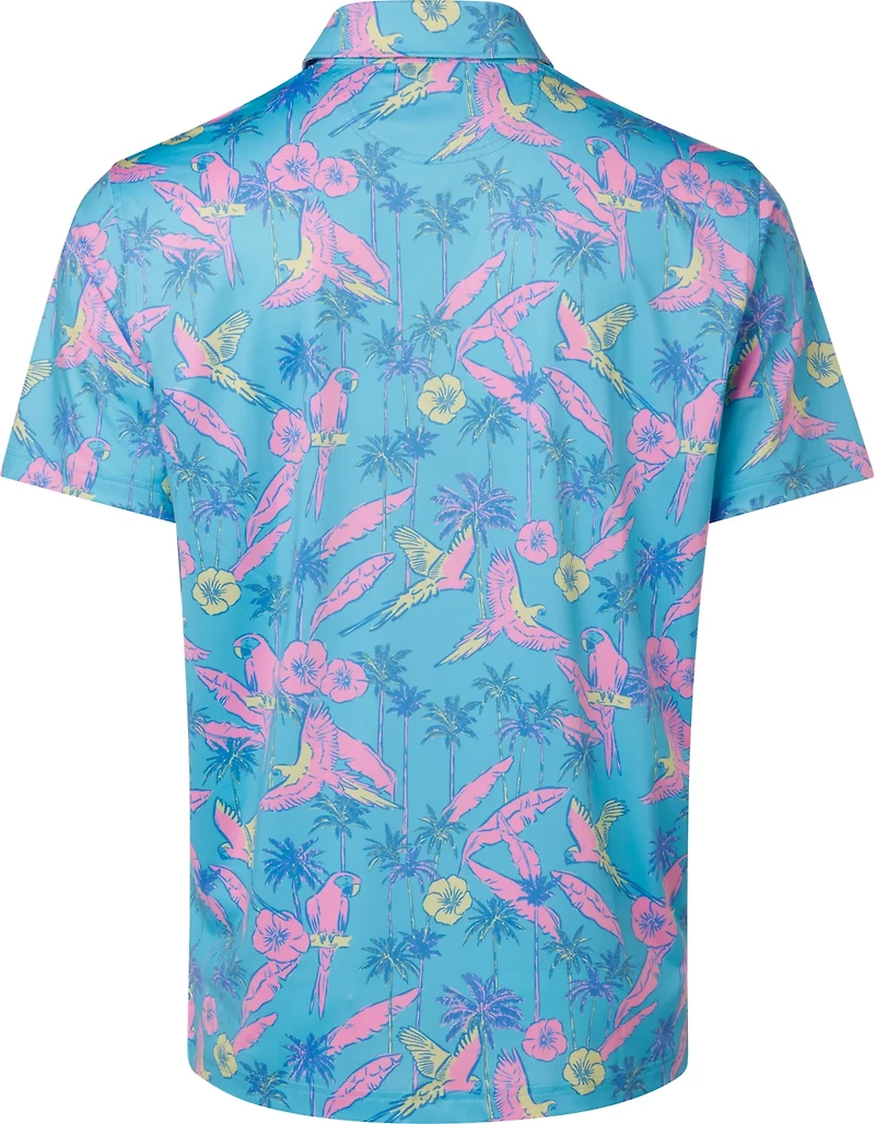 Chubbies Men's The Flock Party Performance Polo Shirt