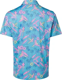 Chubbies Men's The Flock Party Performance Polo Shirt