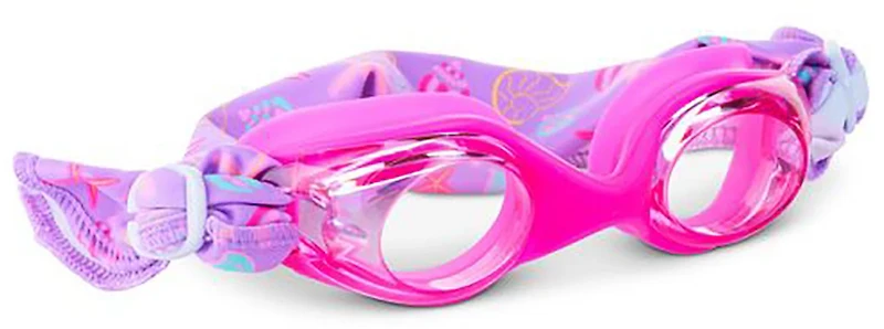 Aqua2ude Kids' Fabric Strap Shell Swim Goggles