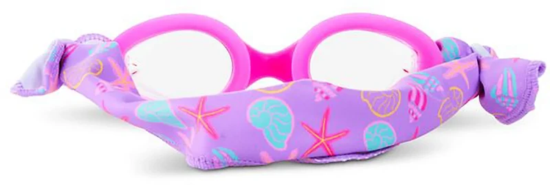 Aqua2ude Kids' Fabric Strap Shell Swim Goggles