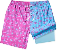 Chubbies Men's The Pacific Grids Classic Lined Swim Trunks 7