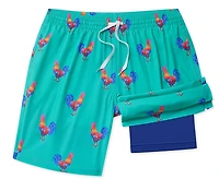 Chubbies Men's The Cockadoodle Doozies Classic Lined Swim Trunks 7