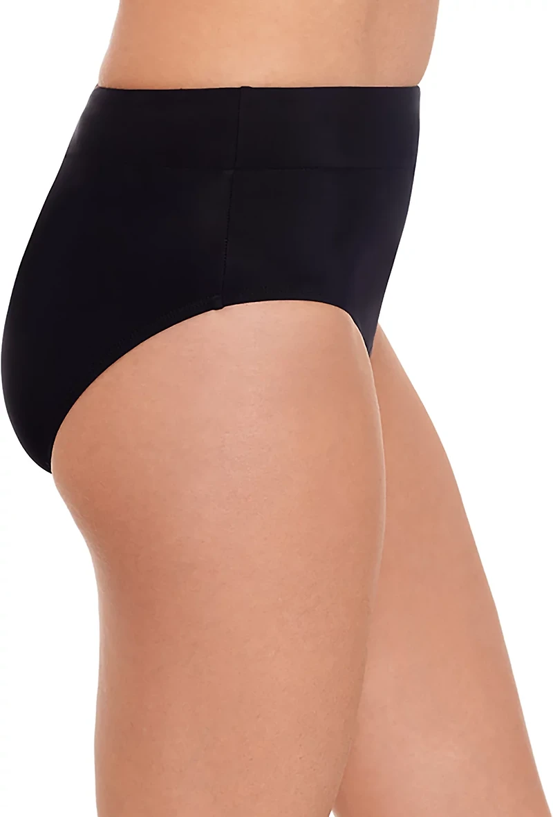 American Beach Women's Solid Shaper Swim Bottoms