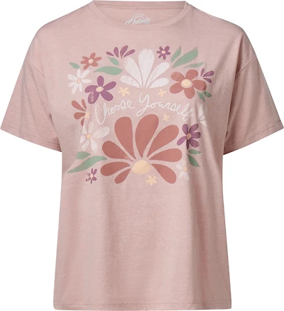 Live Outside the Limits Women's Choose Yourself Oversized Graphic T-shirt