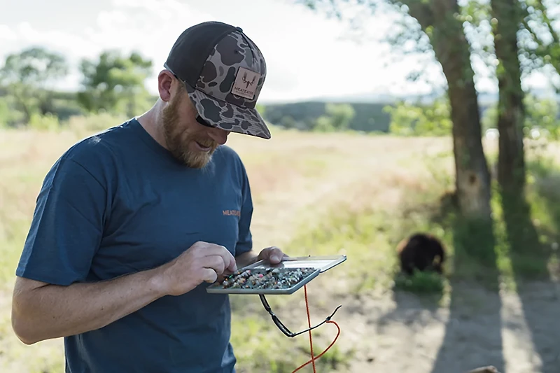 MEATEATER Men's Patch Camo Trucker Cap