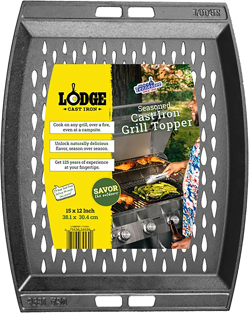 Lodge Seasoned Cast Iron Grill Topper