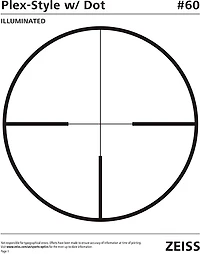 Zeiss Conquest V4 Plex Illuminated Reticle Ext. Elevation Turret 4-16 x 44 Riflescope