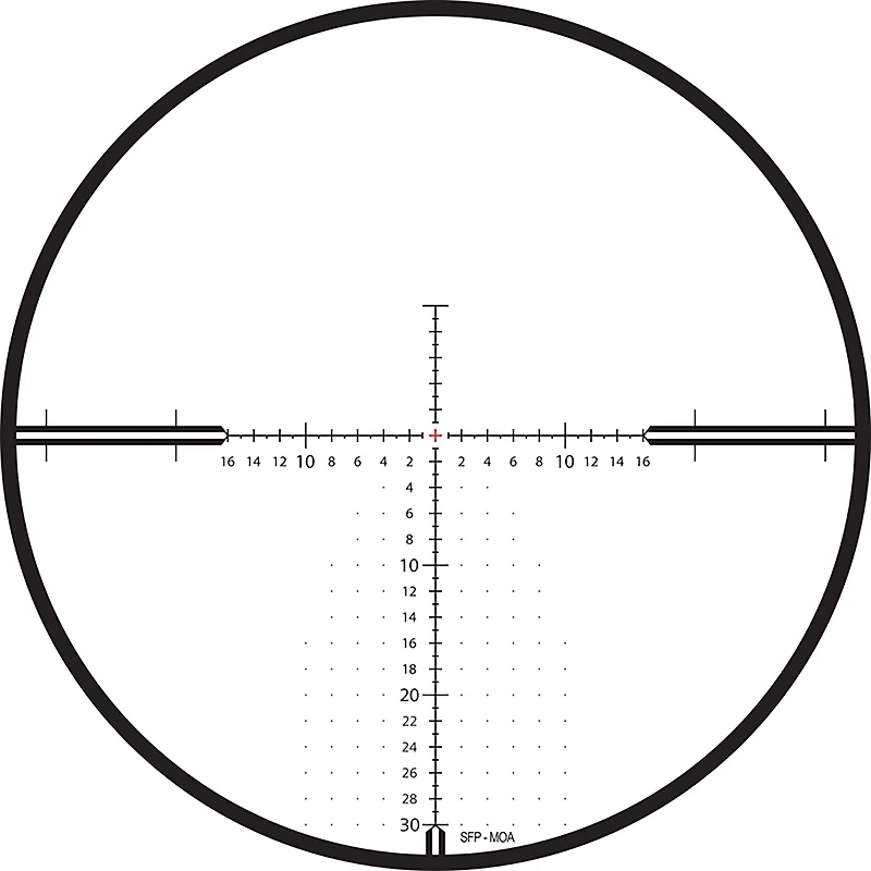 Zeiss Conquest V4 ZMOAi-T30 Illuminated Reticle Ext. Locking Wind 4-16 x Riflescope