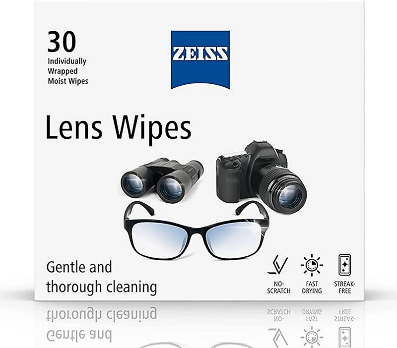 Zeiss Lens Wipes 30-Count Box