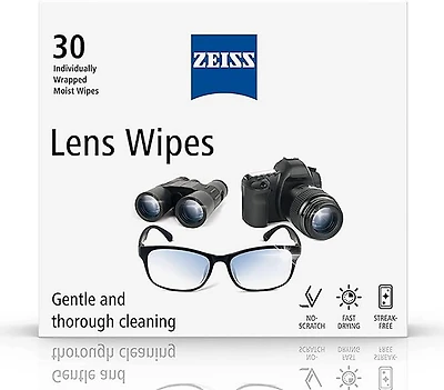 Zeiss Lens Wipes 30-Count Box