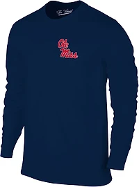 The Victory Men’s University of Mississippi Primary Logo DS Long Sleeve T-shirt