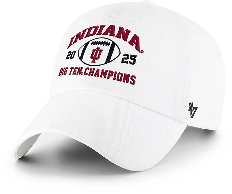 '47 Adults' Indiana Hoosiers 2025 Big Ten Champs Clean Up Cap