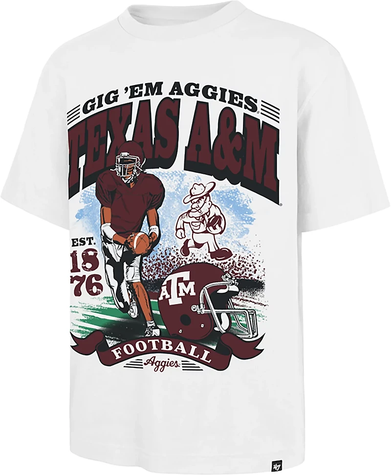 '47 Men's Texas A&M Aggies Mascot Football Regional Foundation Short Sleeve T-shirt