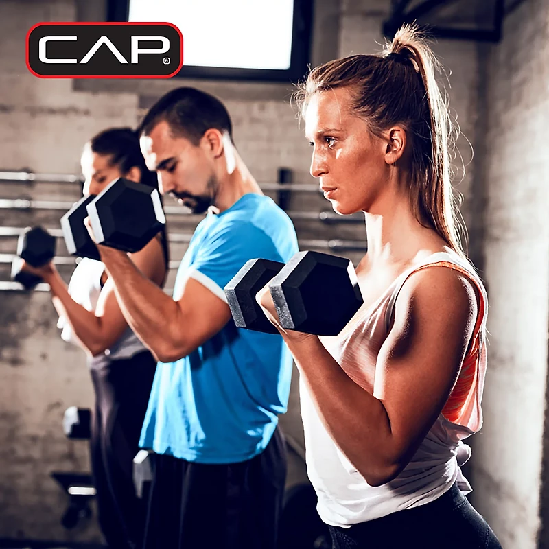 CAP Barbell lb. Coated Hex Dumbbell