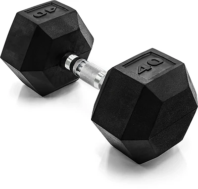CAP Barbell 40 lb. Coated Hex Dumbbell - Single