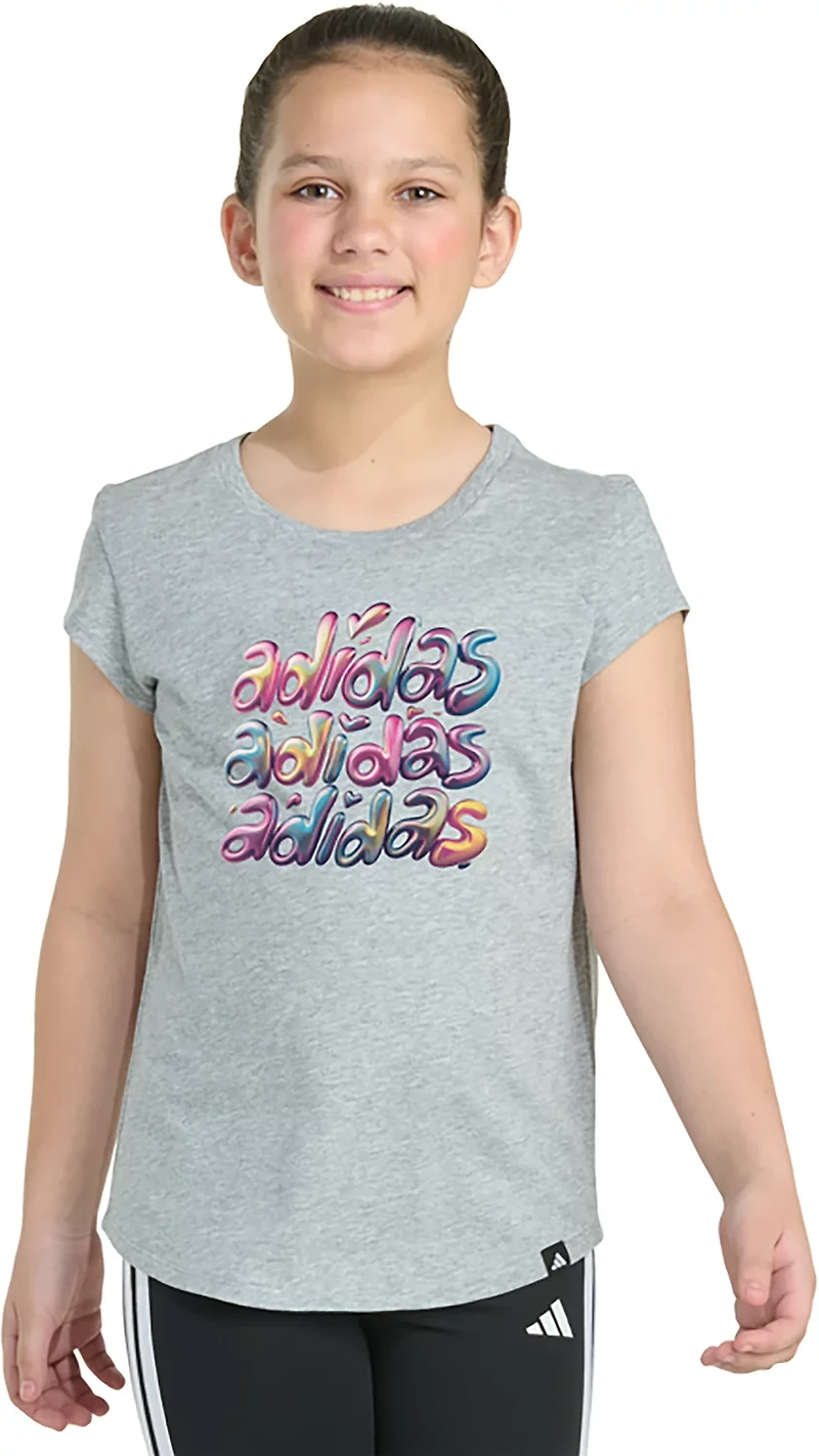 ADIDAS Girls' Essential Heather T-Shirt