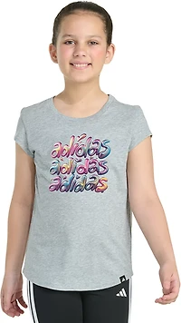 ADIDAS Girls' Essential Heather T-Shirt