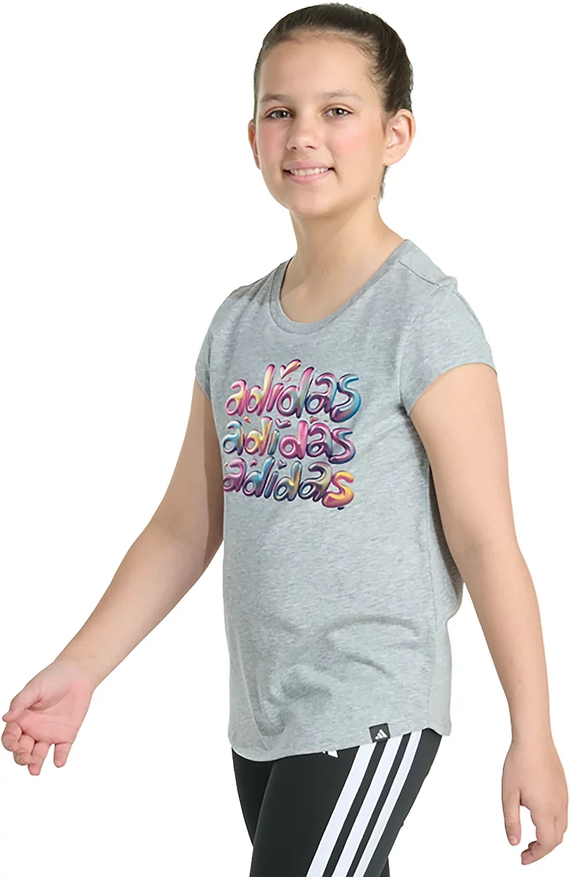 ADIDAS Girls' Essential Heather T-Shirt