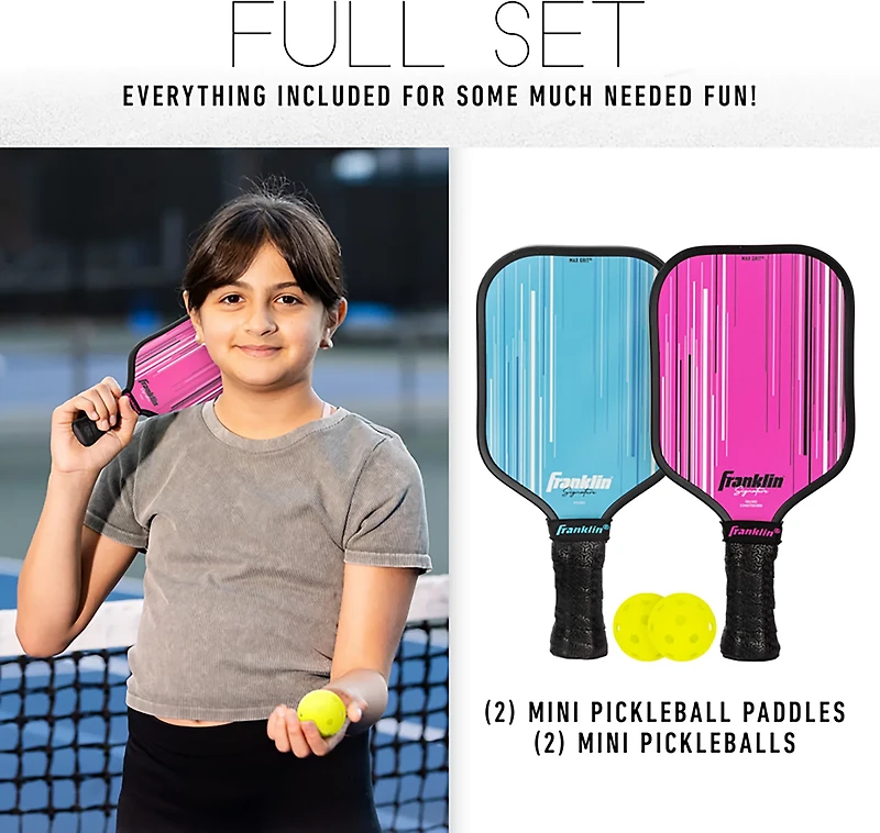 Franklin Sports Mini Pickleball Game Set