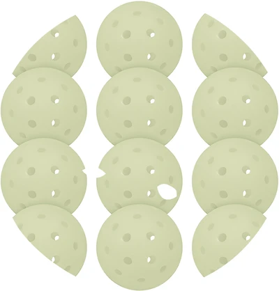 Franklin Sports Glow in the Dark Outdoor Pickleballs 12-Pack