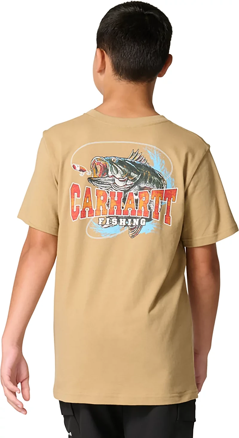 Carhartt Boys' Short Sleeve Fish Hook T-Shirt