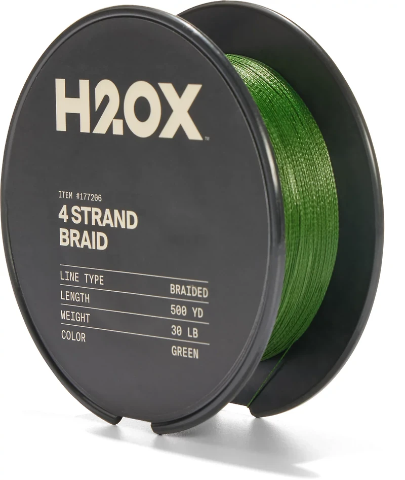 H2OX 4 Strand Braid 500 Yd Filler Spool