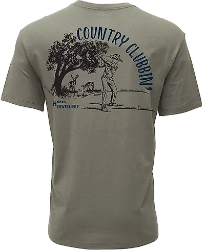 Hooey Men's Country Clubbin Short Sleeve Graphic T-shirt