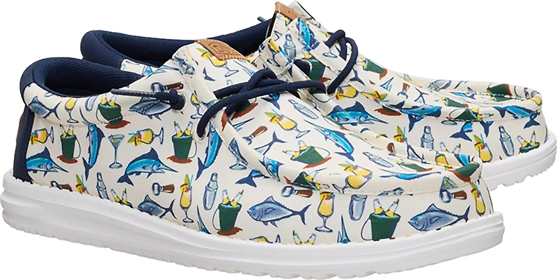 HEYDUDE Men's Wally Fish Lure Funk Saltwater Shoes