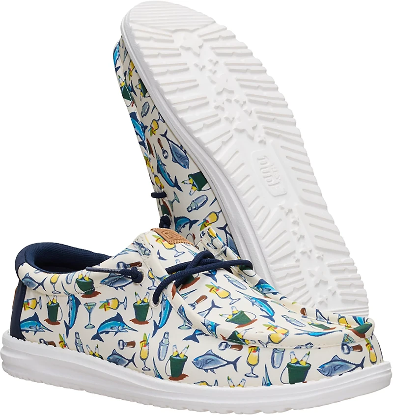 HEYDUDE Men's Wally Fish Lure Funk Saltwater Shoes