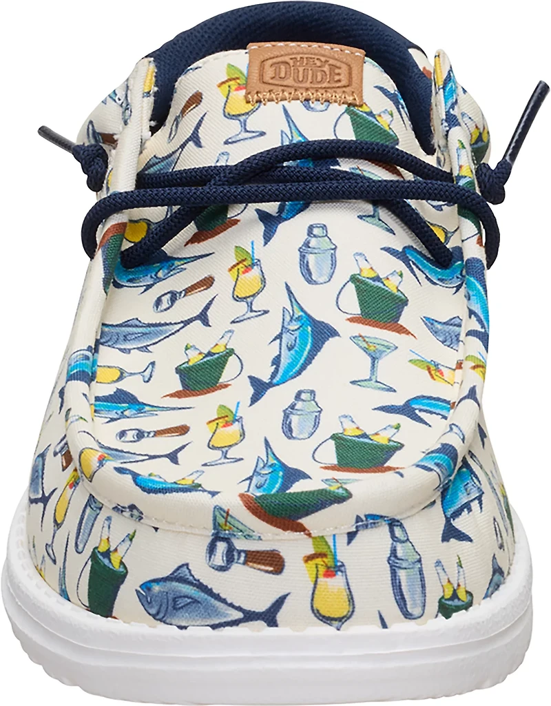 HEYDUDE Men's Wally Fish Lure Funk Saltwater Shoes