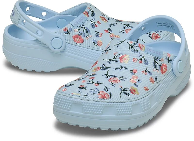 Crocs Classic Crafted Floral Clogs