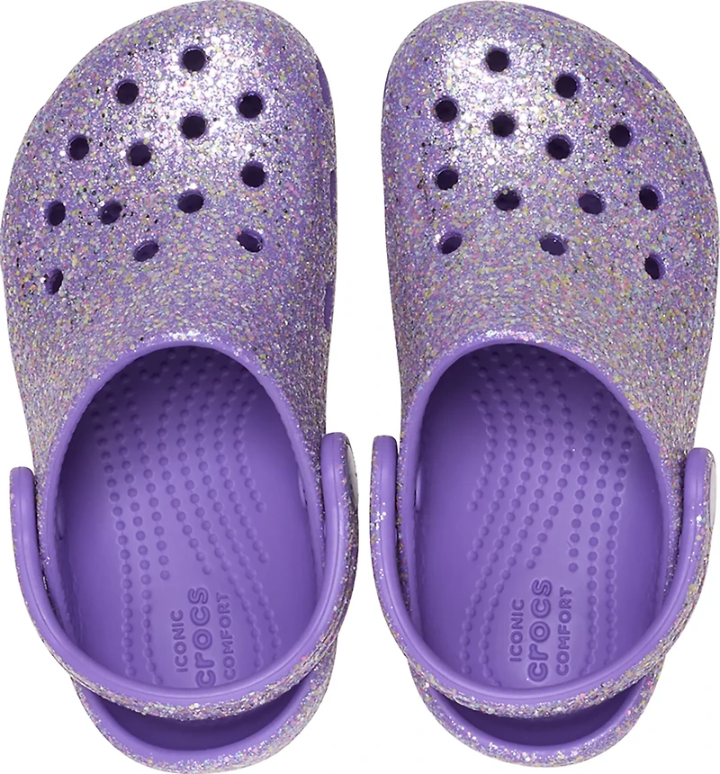 Crocs Kids' Fantasy Glitter Classic Clogs