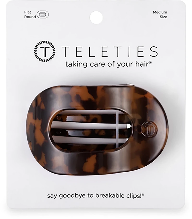 Teleties Medium Flat Round Clip