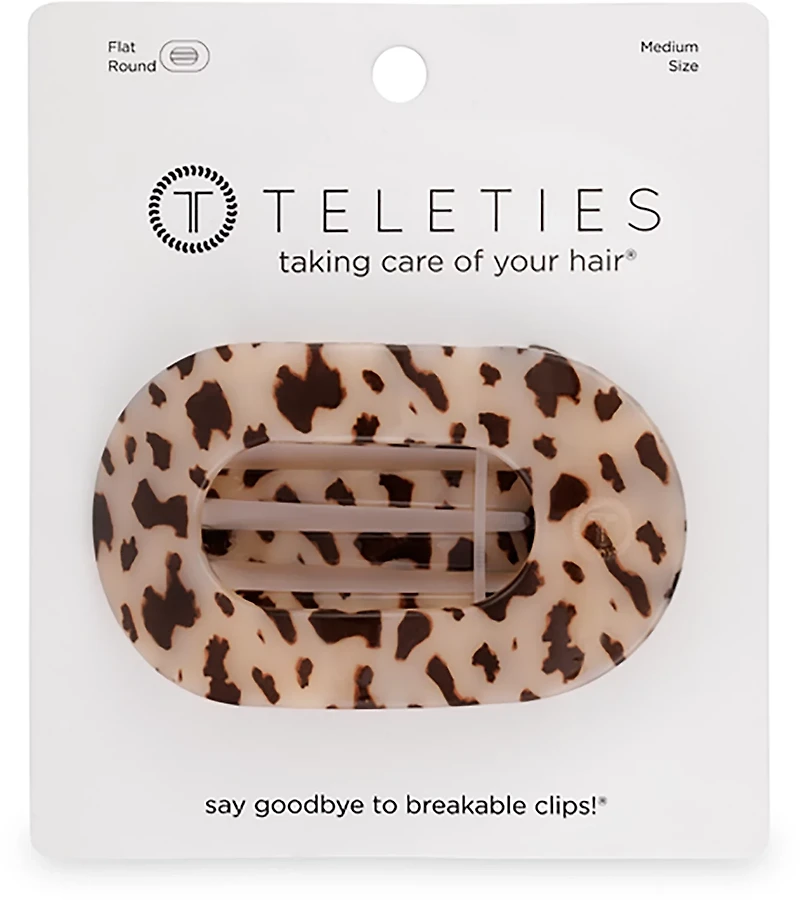 Teleties Medium Flat Round Clip