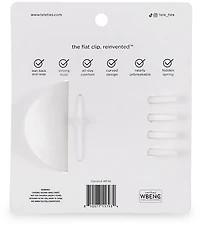 Teleties Medium Flat Round Clip