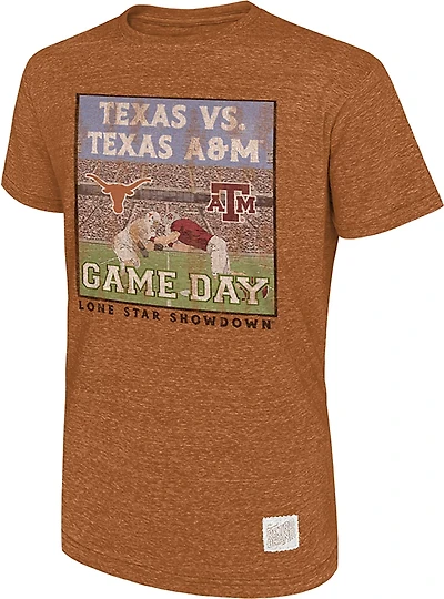 Retro Brand Men's University of Texas Lone Star Showdown Graphic T-shirt