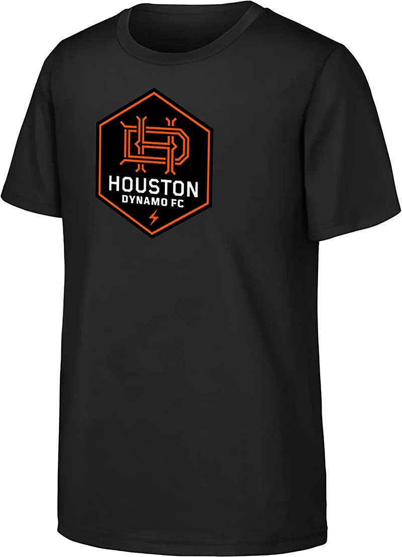 Outerstuff Boys’ Houston Dynamo FC Primary Logo Cotton T-shirt