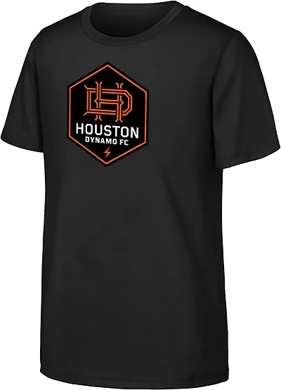 Outerstuff Boys’ Houston Dynamo FC Primary Logo Cotton T-shirt