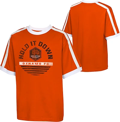 Outerstuff Boys’ Houston Dynamo FC Make It Count Ringer T-shirt