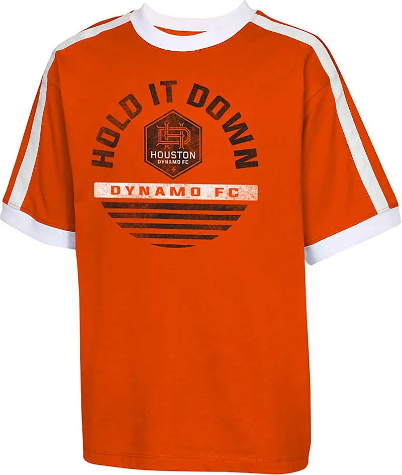 Outerstuff Boys’ Houston Dynamo FC Make It Count Ringer T-shirt