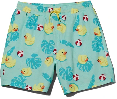 O'Rageous Boys' Duck Printed Volley Swim Shorts