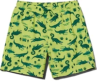 O'Rageous Boys' Croc Printed Volley Lined Swim Shorts